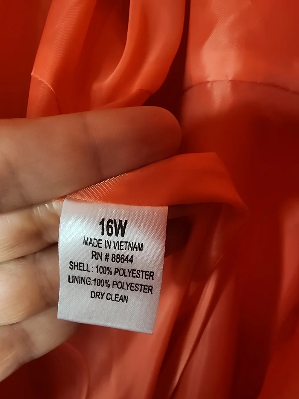 John Meyer Collection Coral-Peach Women's 2pcs Set Blazer With Matching Dress.